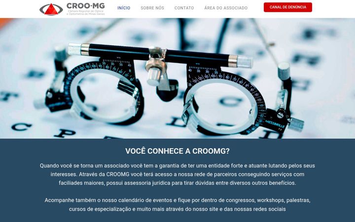 Screenshot of croomg.org.br