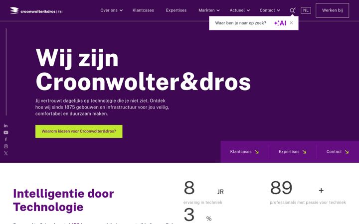 Ekrano kopija croonwolterendros.nl