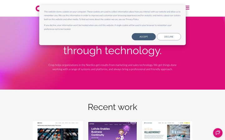 Screenshot of crop.fi