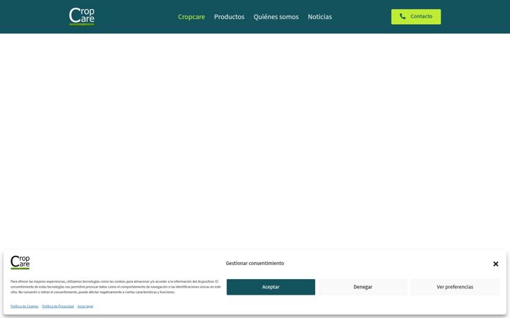Snímek obrazovky cropcare.es