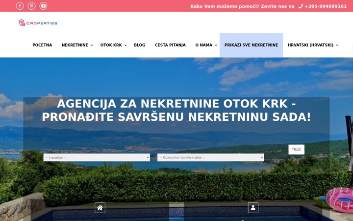 Screenshot of croperties.net