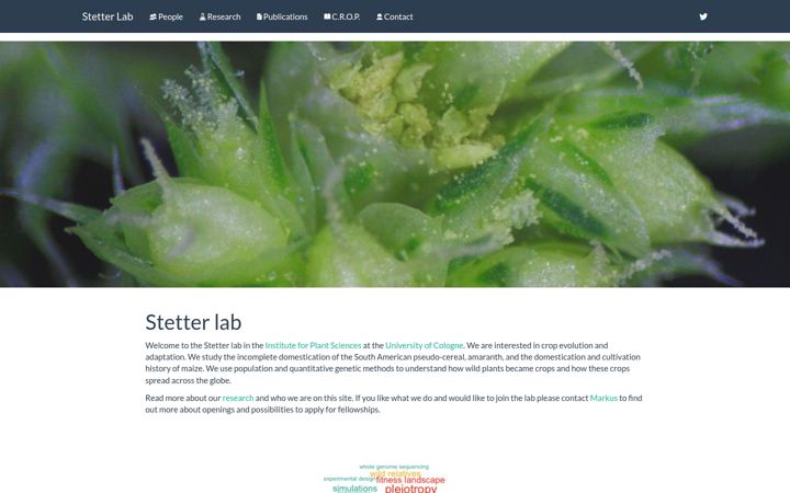 Screenshot of cropevolution.org