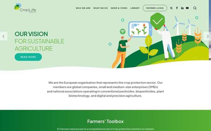 Screenshot of croplifeeurope.eu