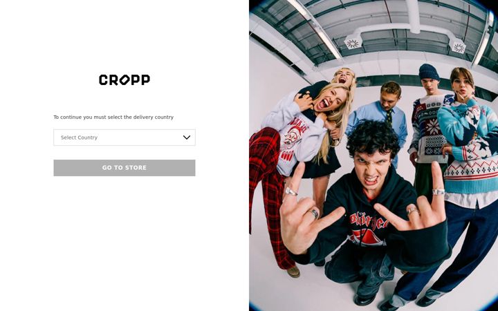 Képernyőkép: cropp.com