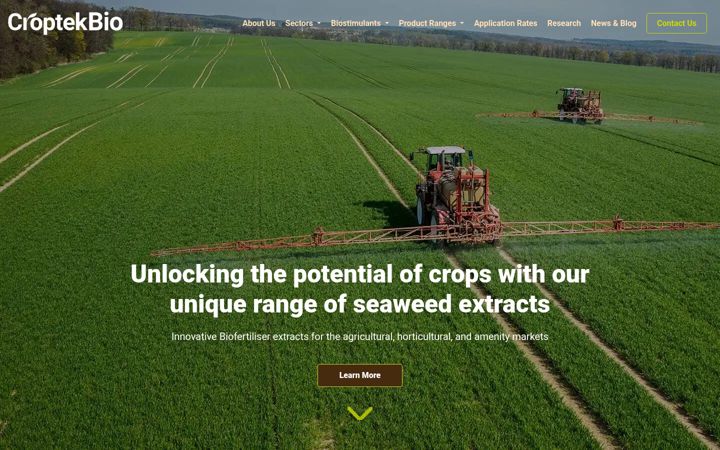 Screenshot of croptekbio.co.uk