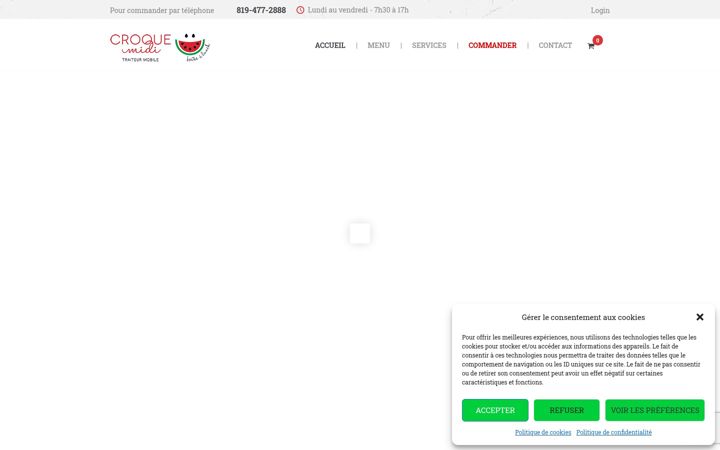 Screenshot of croque-midi.ca