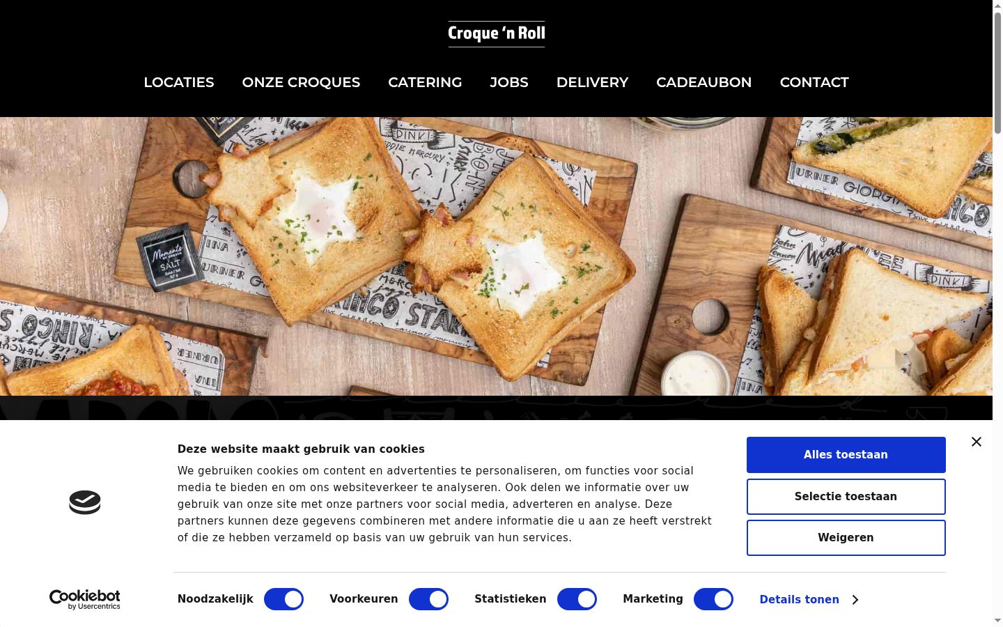 Sutikimo reklamjuostės, rodytos prieš bet kokią sąveiką, ekrano kopija