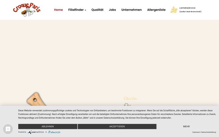 Screenshot of croqueparis.de