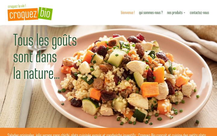 Ekrānuzņēmums no croquez-bio.fr
