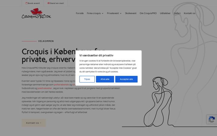 Screenshot of croquispro.dk