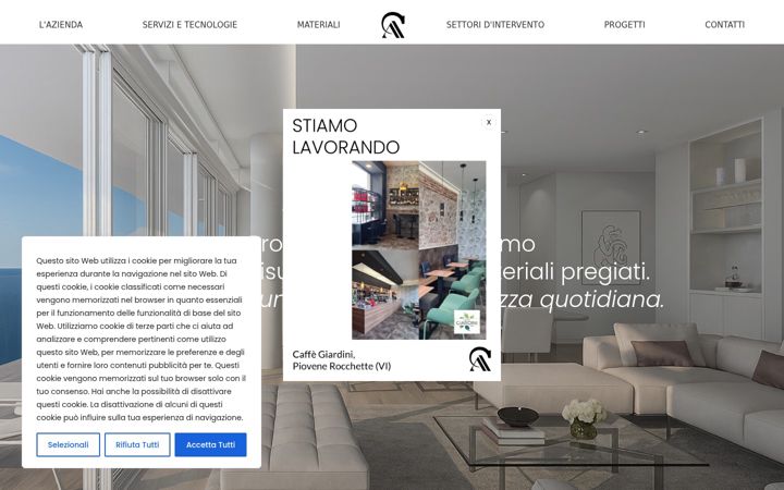 Screenshot of crosaraartigianidarredo.it