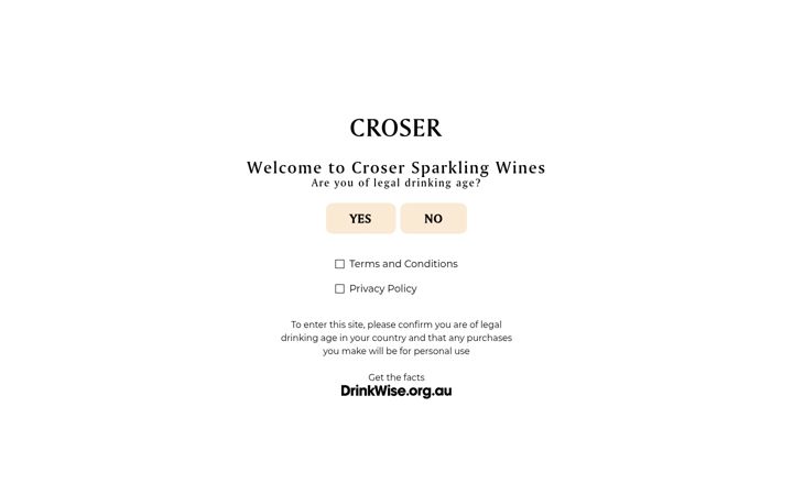 Ekraanipilt saidist croser.com.au