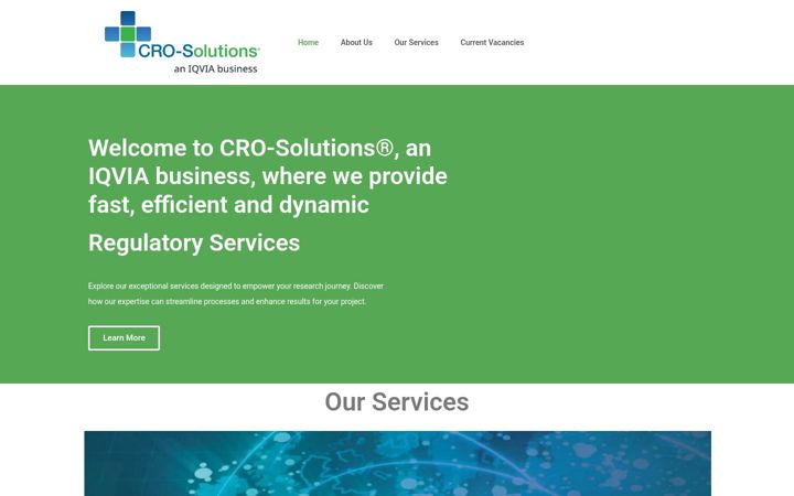 Екранна снимка на crosolutions.co.uk