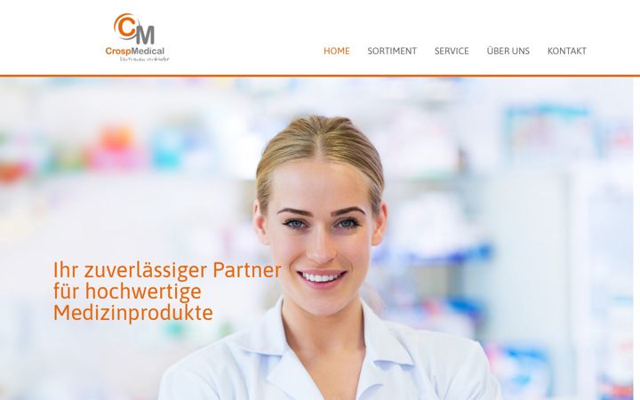 Screenshot of crospmedical.com