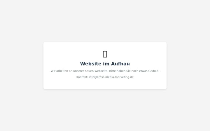 Screenshot of cross-media-marketing.de