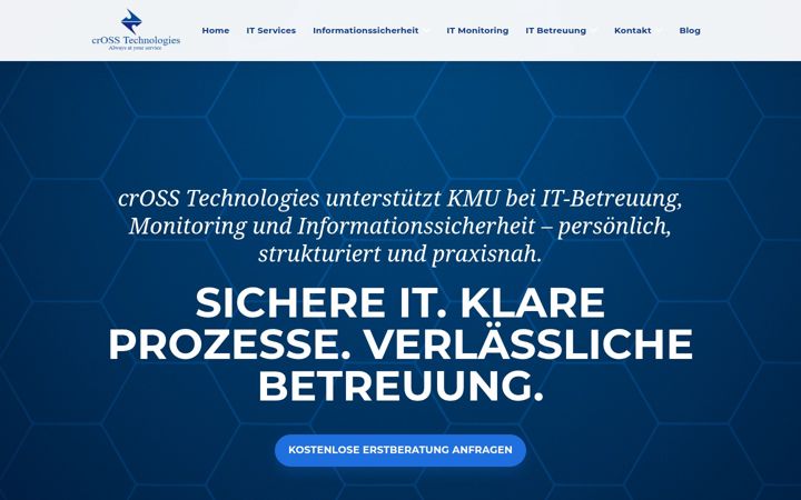 Screenshot of cross-technologies.de