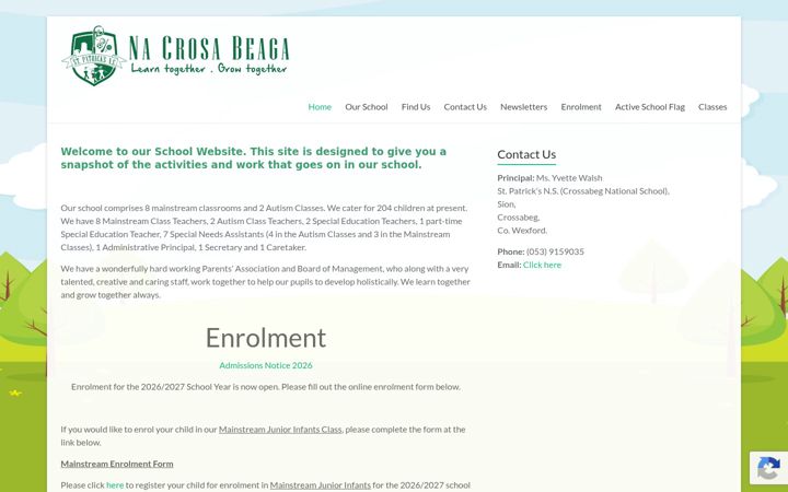Screenshot of crossabegns.ie