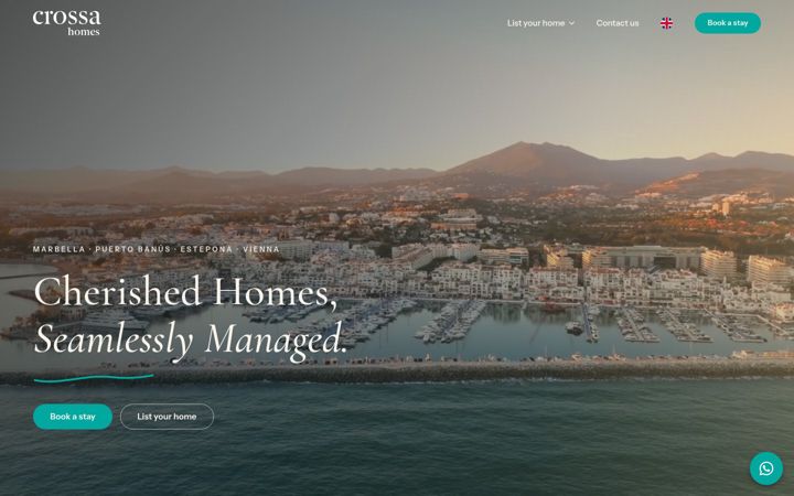 Screenshot of crossahomes.com