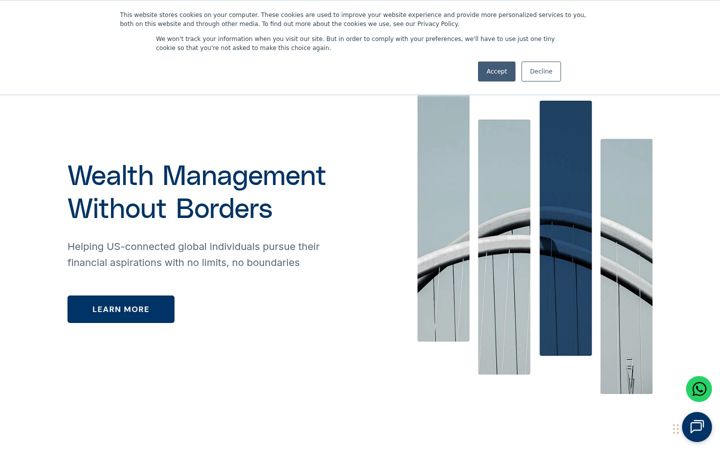 Screenshot of crossborder-wealth.com