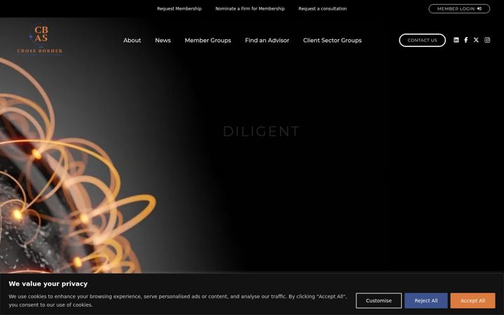 Screenshot of crossborderadvisorysolutions.com