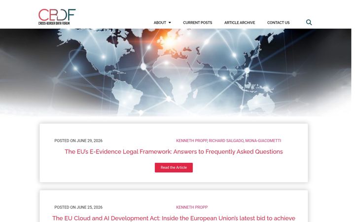 Screenshot of crossborderdataforum.org