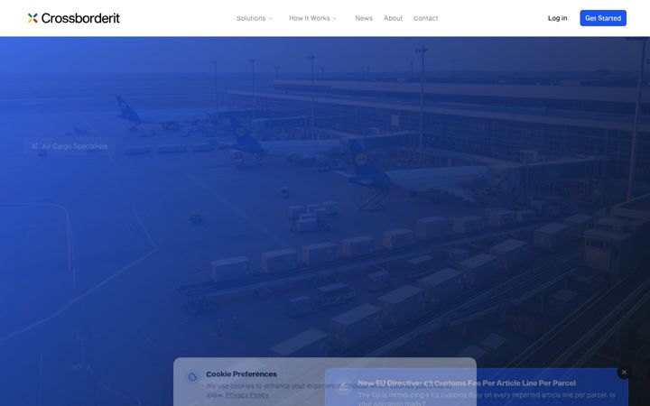 Screenshot of crossborderit.com