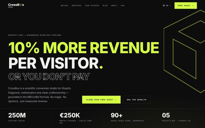 Screenshot of crossboxdigital.com