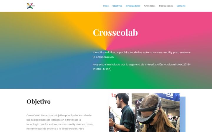 Screenshot of crosscolab.uc3m.es