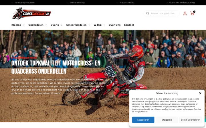 Screenshot of crossdiscount.nl
