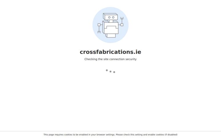 Screenshot of crossfabrications.ie