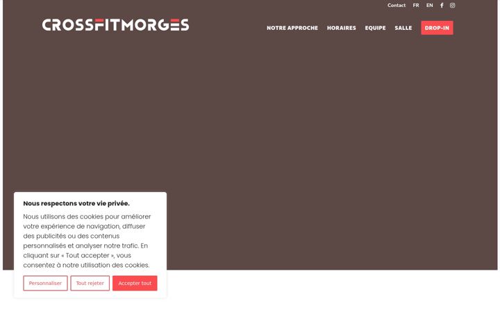 Screenshot of crossfit-morges.ch