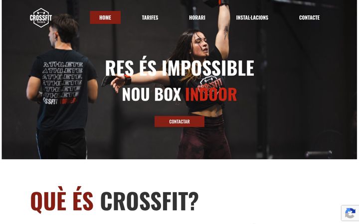 Screenshot of crossfit-tordera.es