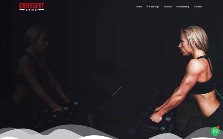 Screenshot of crossfitdenhaag.nl