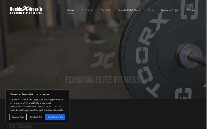 Kuvakaappaus sivustosta crossfitdoublec.it