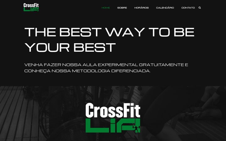 Screenshot di crossfitlia.com.br