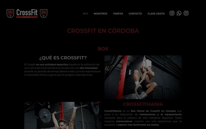 Screenshot of crossfitmania.es