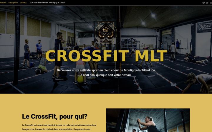 Screenshot of crossfitmlt.be