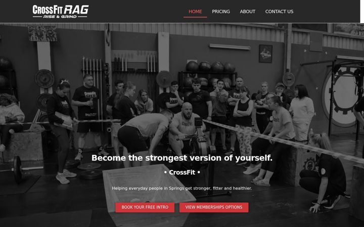 Snímek obrazovky crossfitrag.co.za