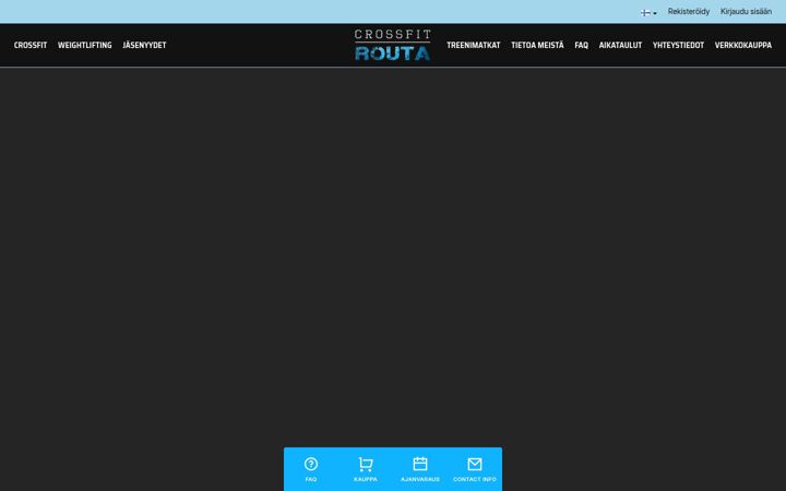 Screenshot di crossfitrouta.fi
