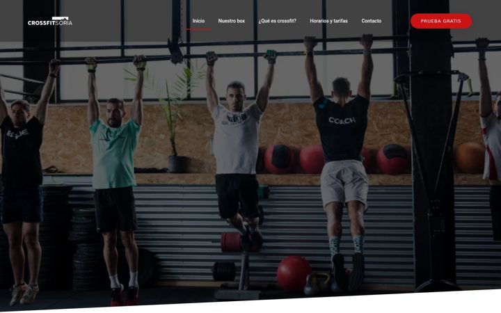 Screenshot of crossfitsoria.com
