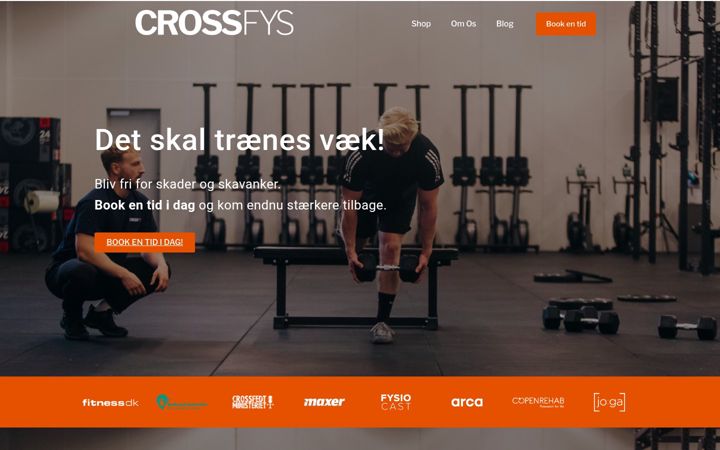 Screenshot του crossfys.dk