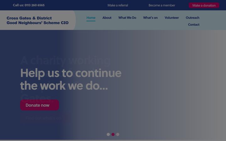Screenshot of crossgatesgns.org.uk