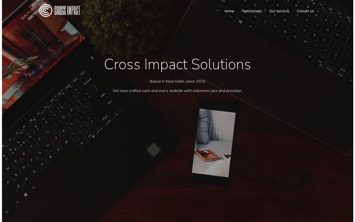 Screenshot of crossimpactsolutions.com
