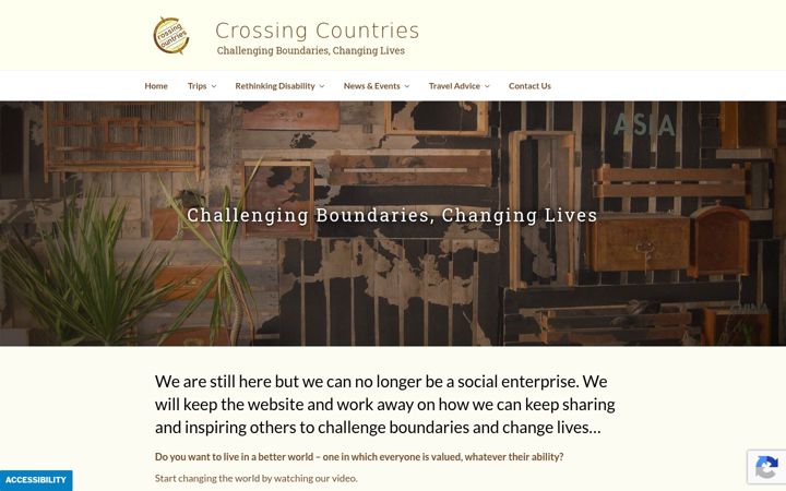 Screenshot of crossingcountries.org
