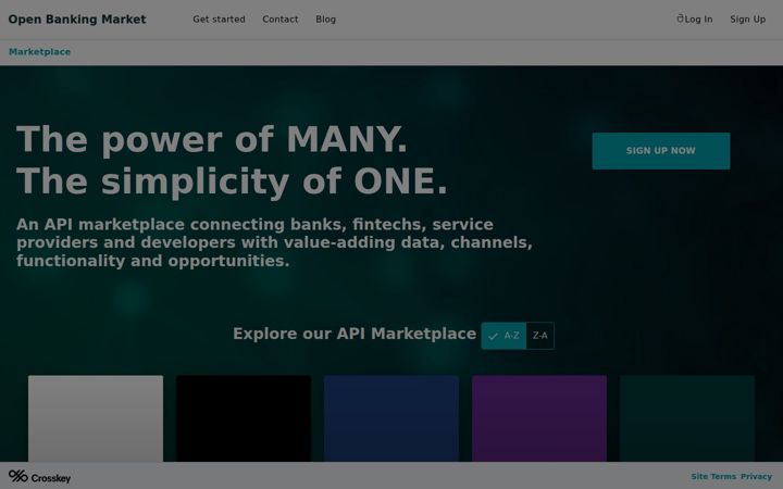 Screenshot di crosskey.io