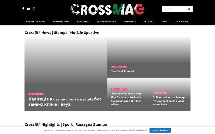 Screenshot of crossmag.it