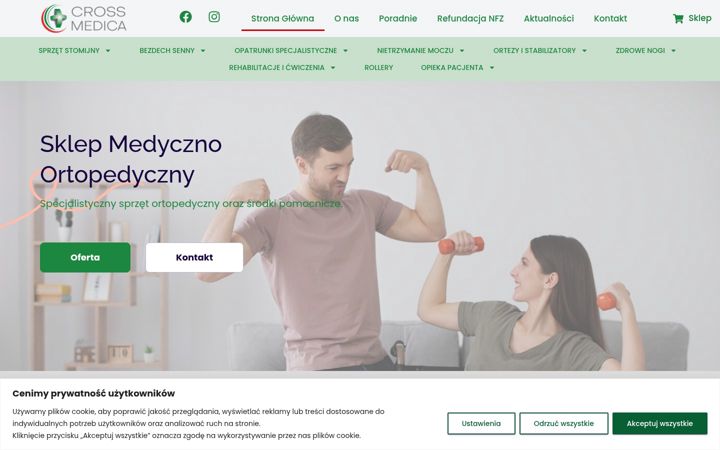 Screenshot of crossmedica2.pl