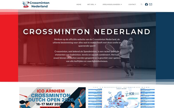 Screenshot ta' crossmintonnederland.nl