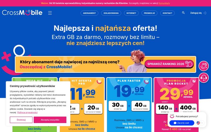 Screenshot di crossmobile.pl