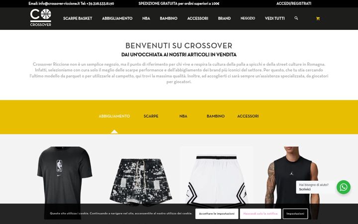 Screenshot of crossover-riccione.it